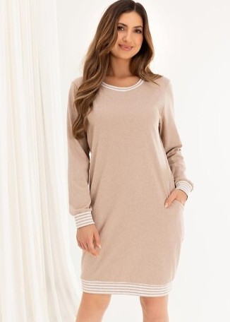 KOSZULA REGINA DAMSKA 159 BEŻ /XL