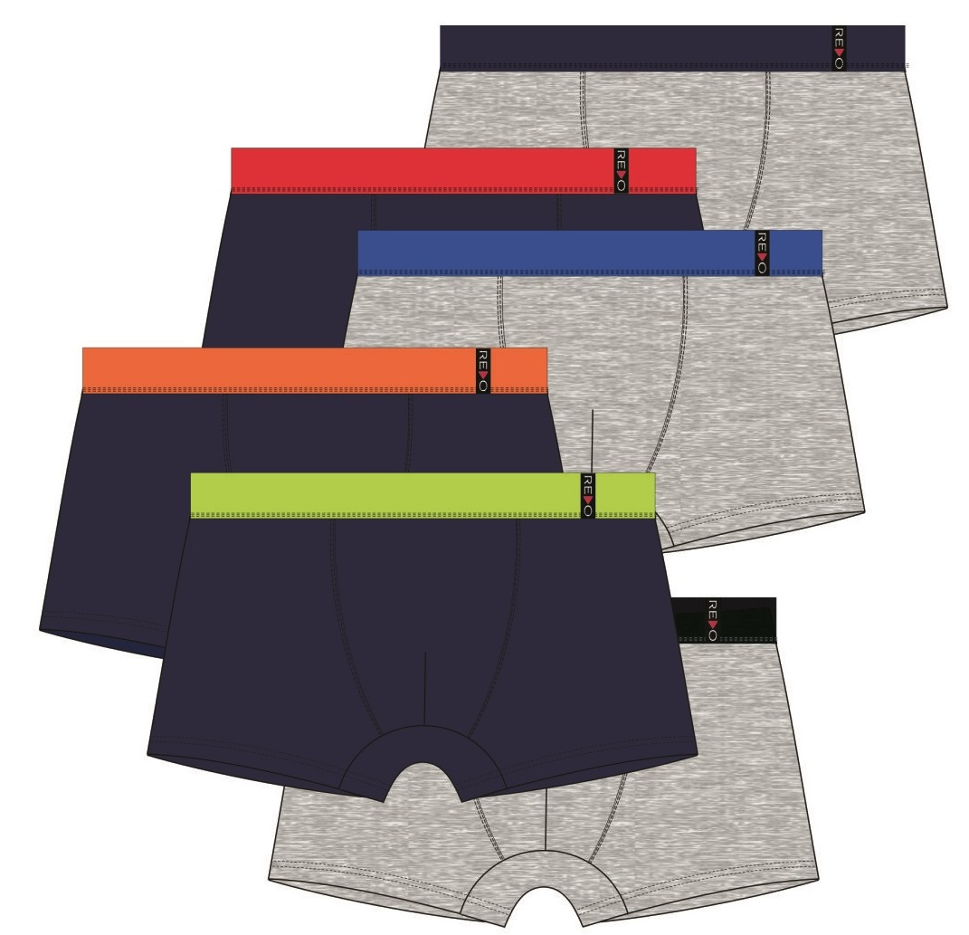 SZORTY REDO 3BE-126 146 szary - granat