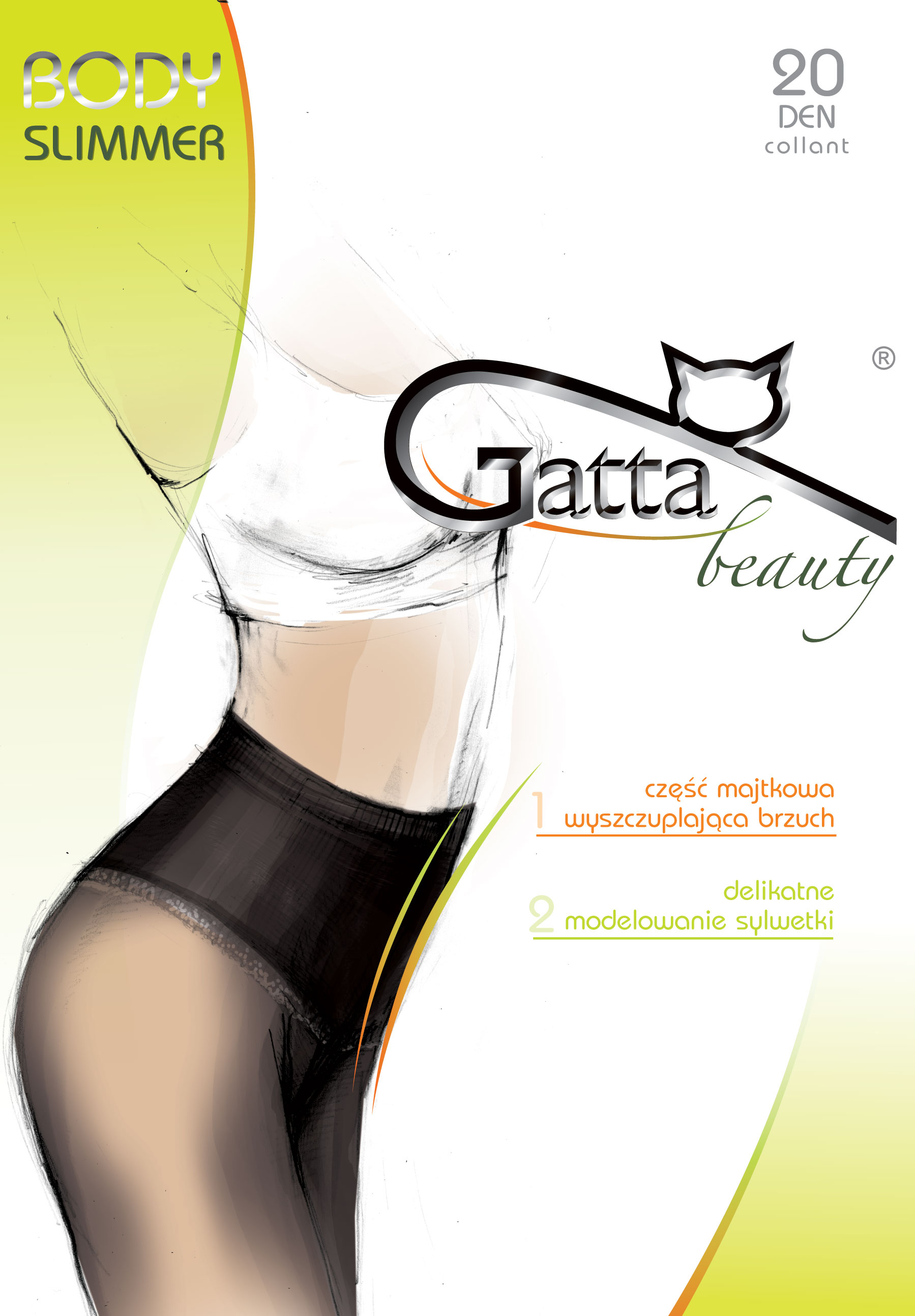 RAJSTOPY GATTA BODY SLIMMER 20 2 grigio