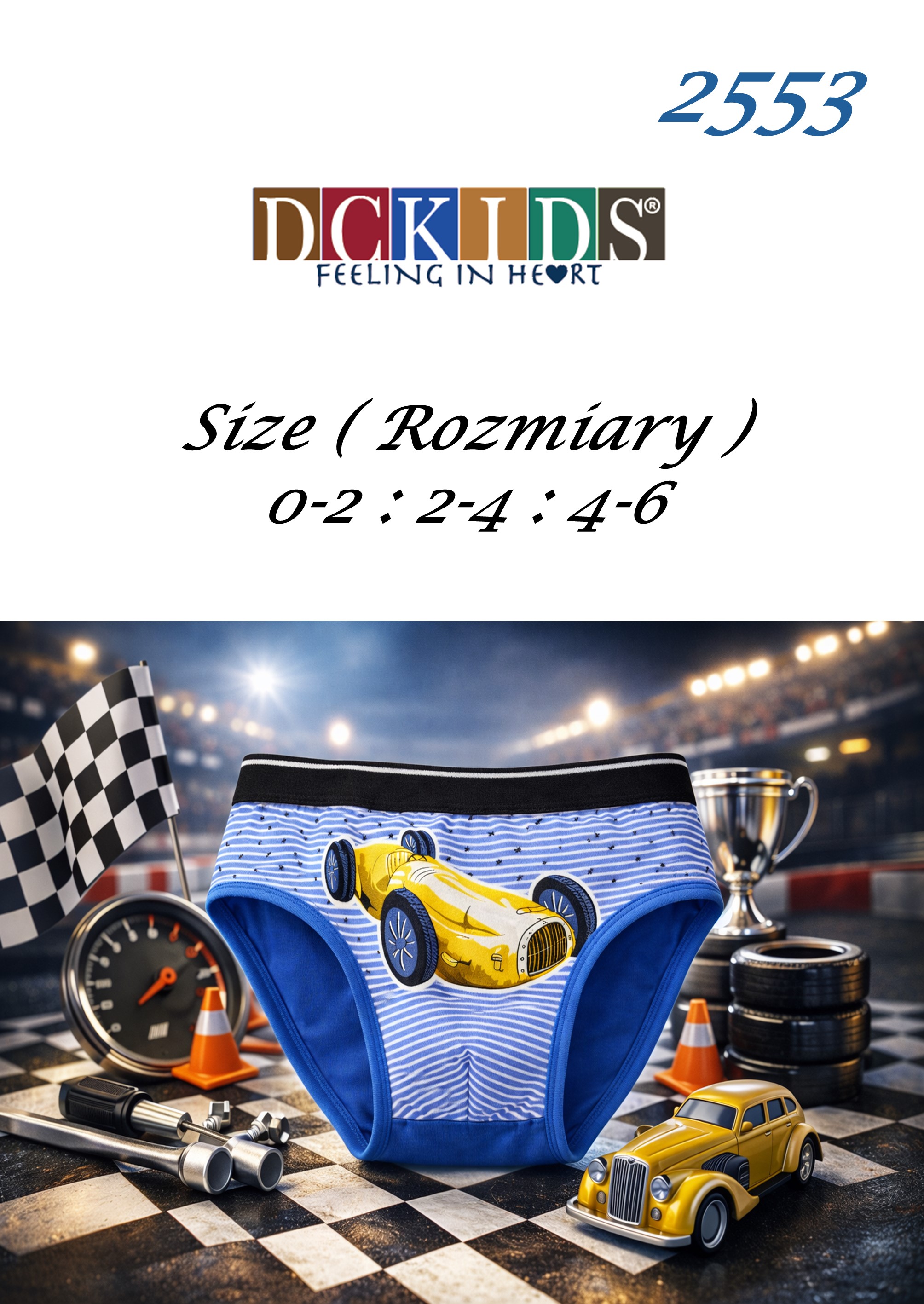 SLIPY DCKIDS 2553 2-4 LAT CHŁ BAWEŁNA