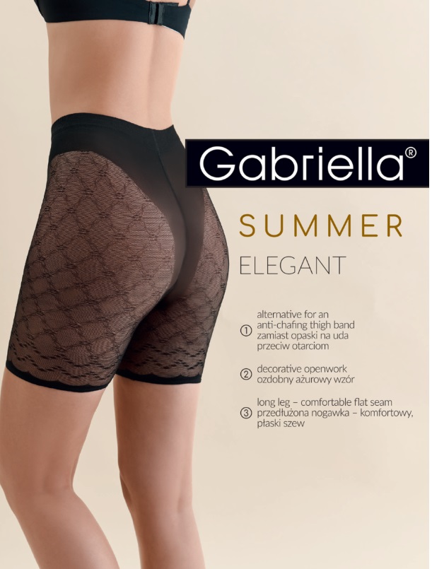 SZORTY GABRIELLA ELEGANT NERO /3