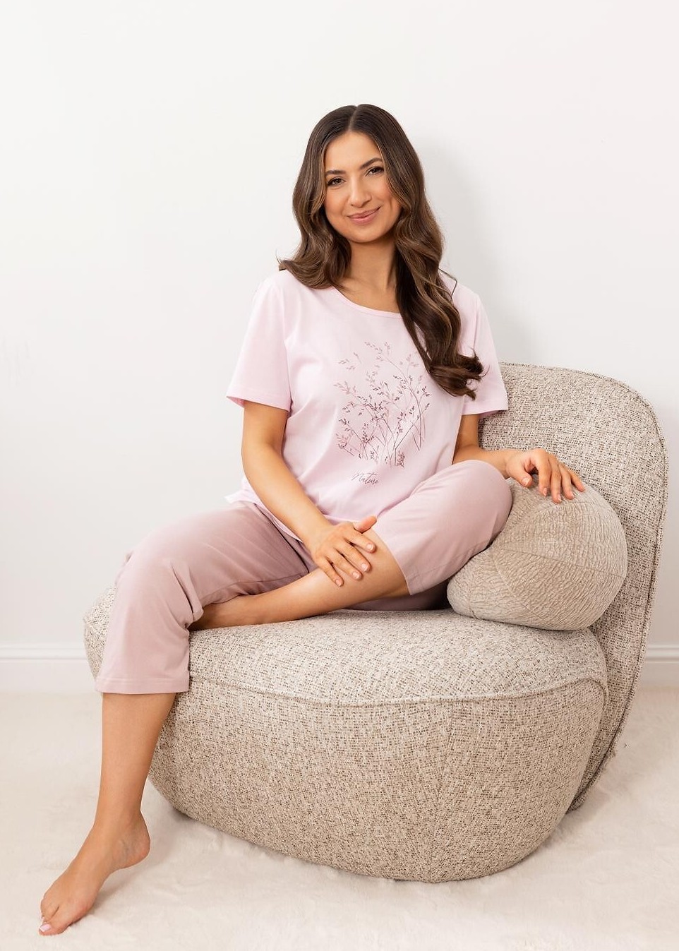 PIŻAMA REGINA 4009 RÓŻ XXL-4XL