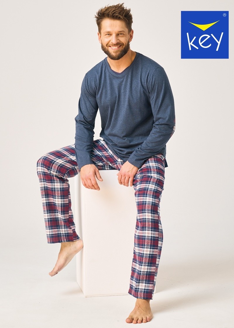 PIŻAMA KEY MNS-410 B26 3XL-4XL