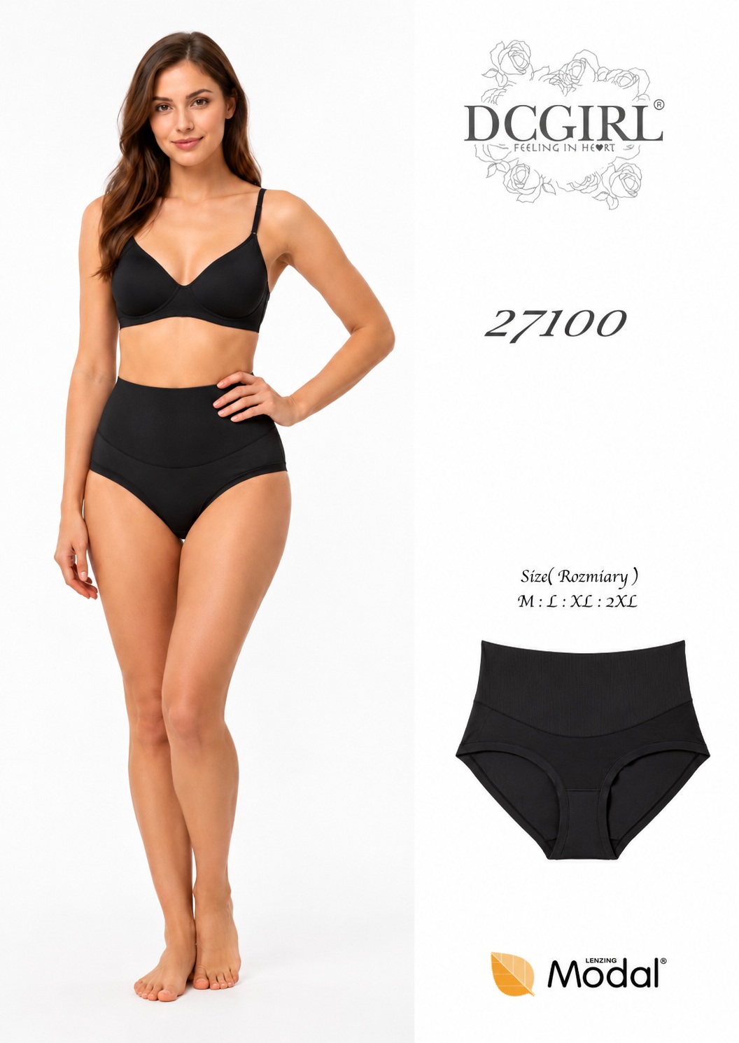 FIGI DCGIRL 27100 SHAPE MODAL CZARNY