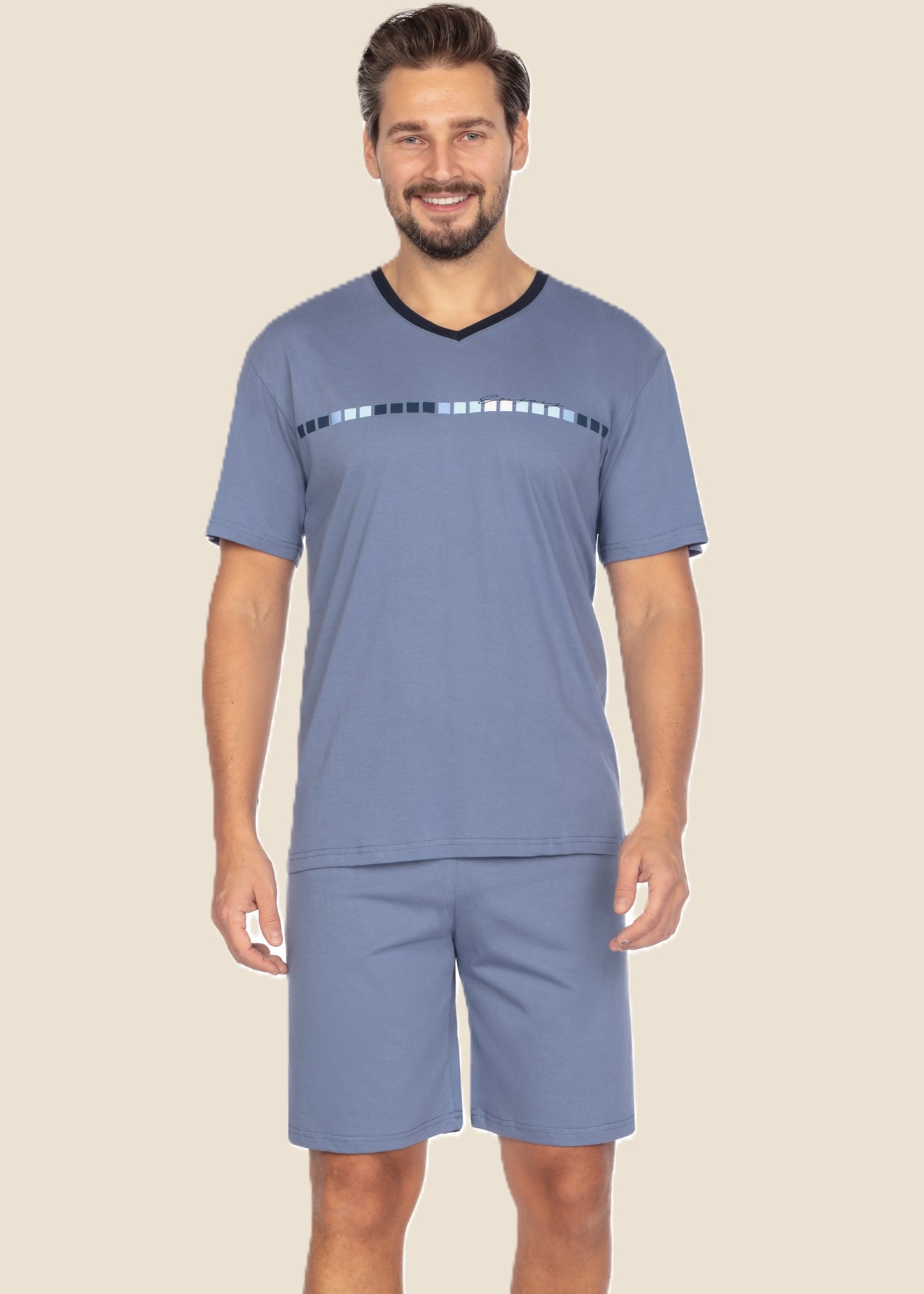 PIŻAMA REGINA MĘSKA 454 XXL-3XL