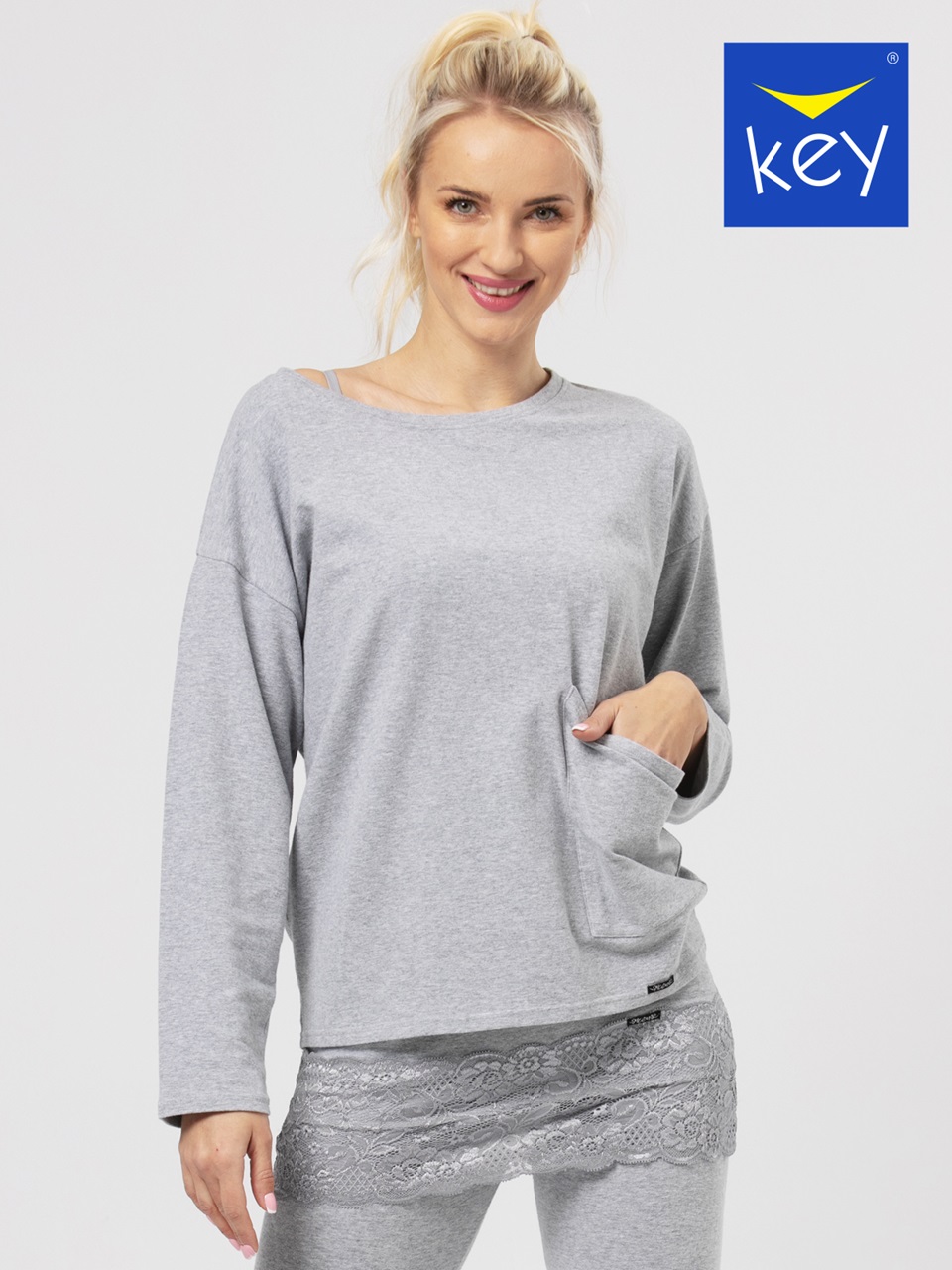 BLUZA KEY LHB-729 3 HOT TOUCH JS /S