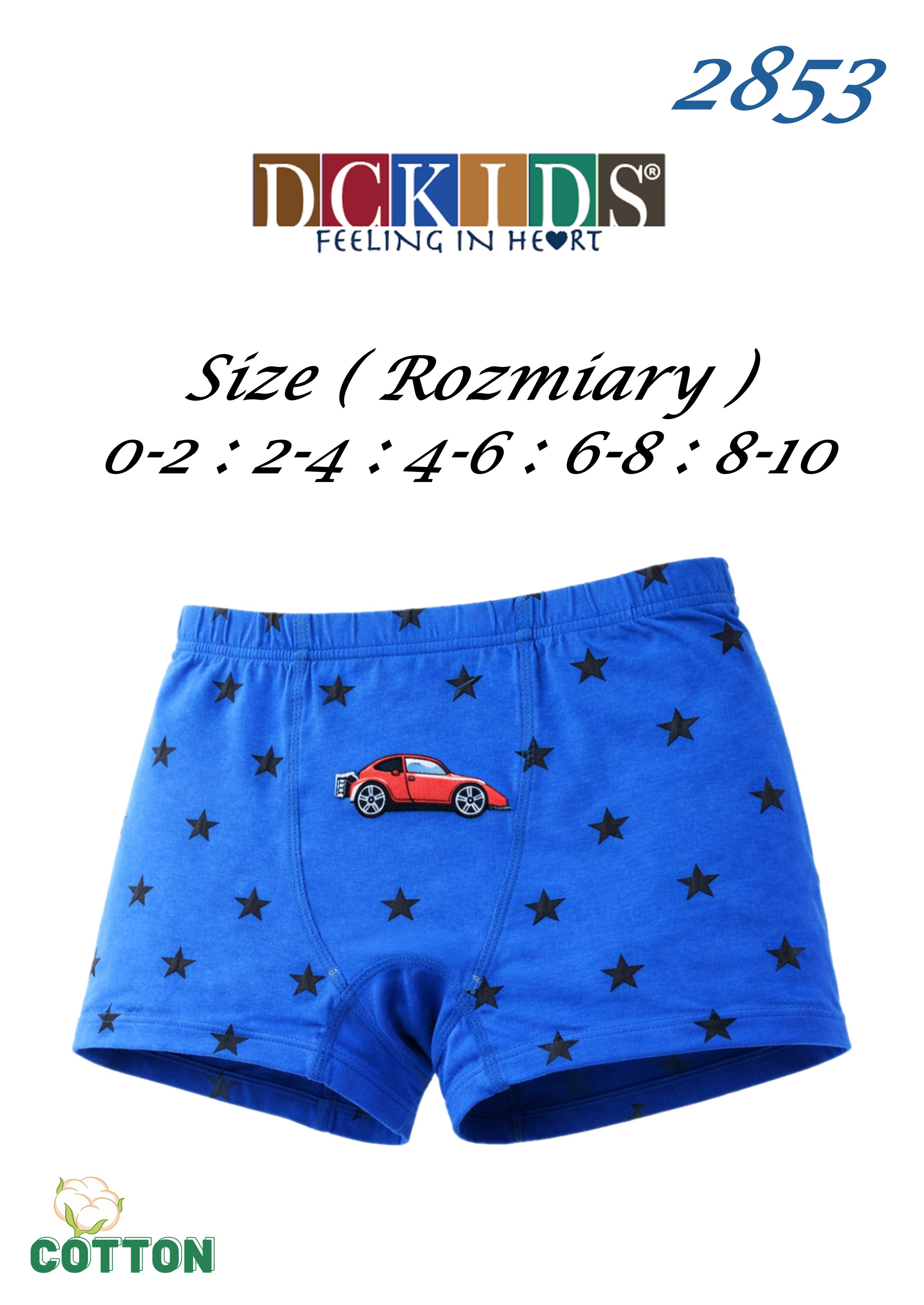 SZORTY DCKIDS 2853 CHŁ BAWEŁNA