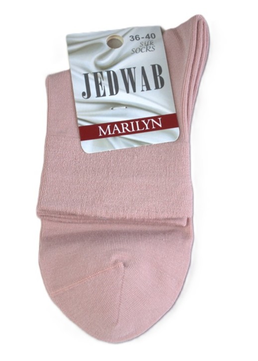 SKARPETY MARILYN DAMSKIE SILK SOCKS PINK