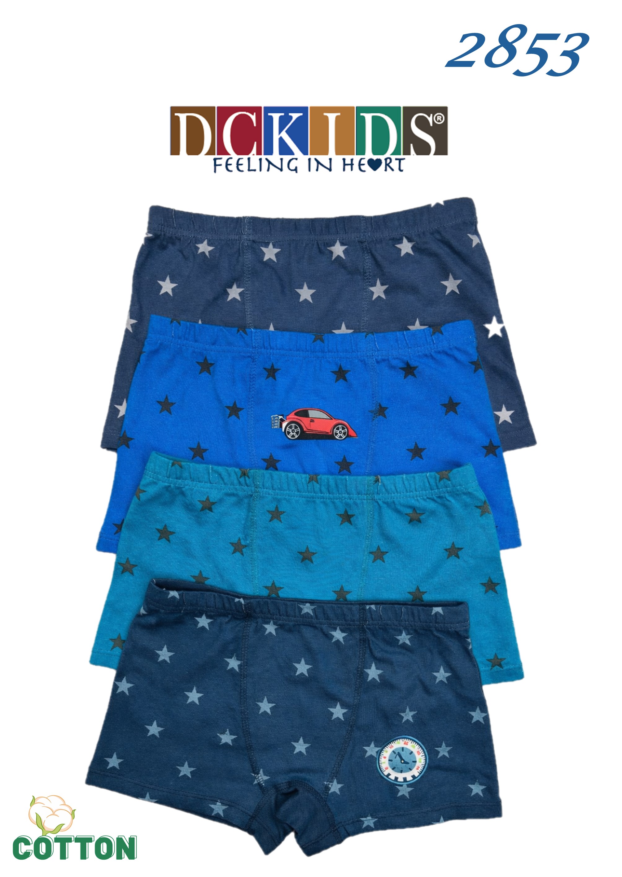 SZORTY DCKIDS 2853 CHŁ BAWEŁNA