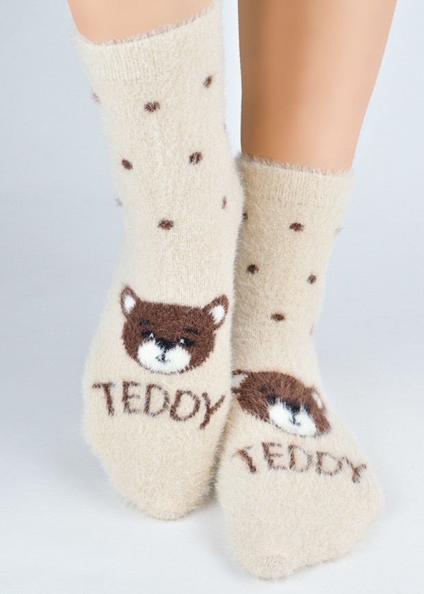 SKARPETY NOVITI SP016-G-01 PUCHATE TEDDY