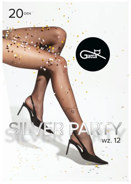 RAJSTOPY GATTA SILVER PARTY W 12