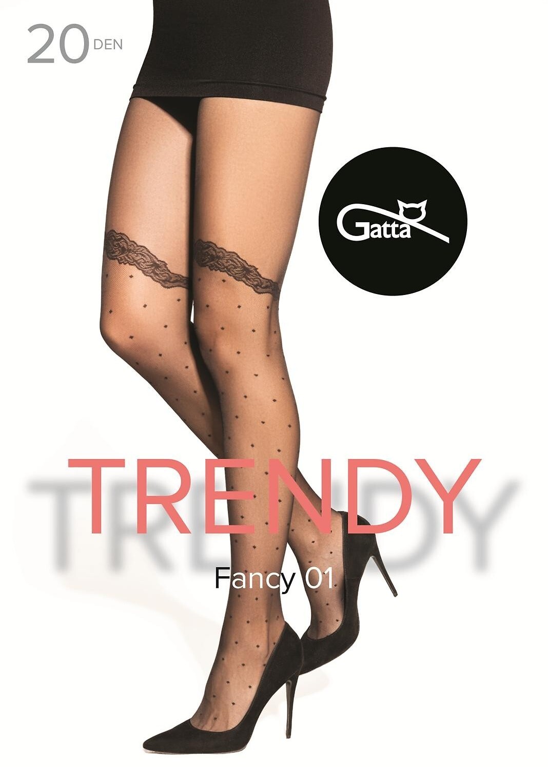 RAJSTOPY GATTA FANCY WZ 01 NERO