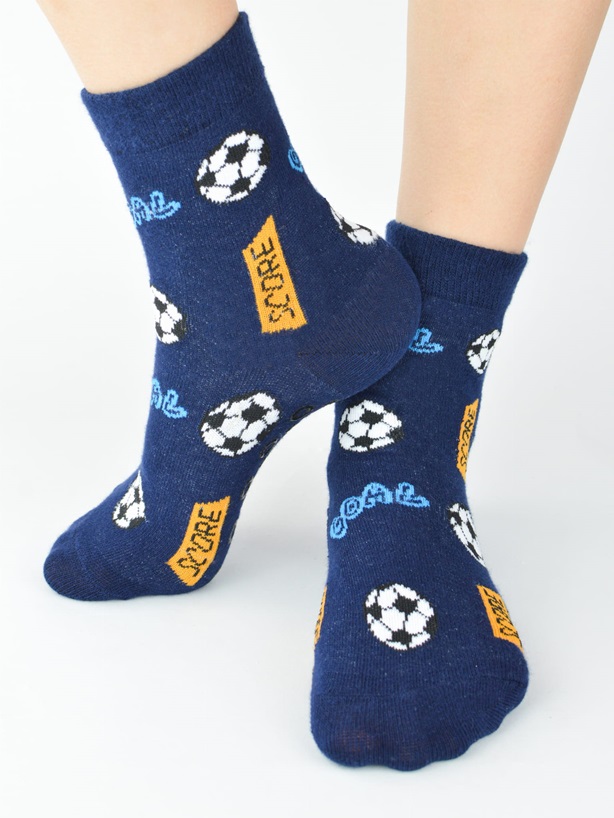 SKARPETY NOVITI SB007-B-03 BOY ABS 23-26