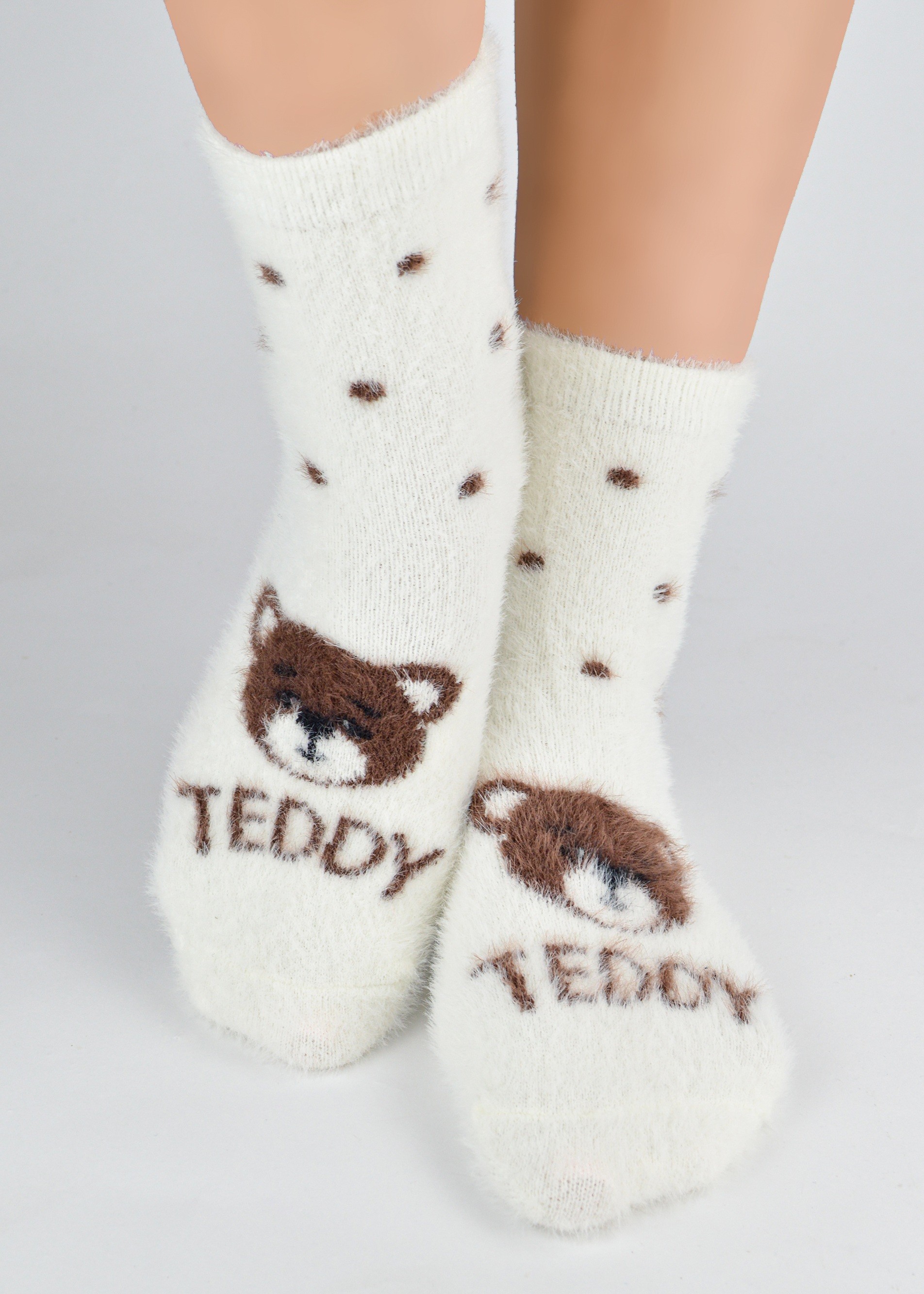 SKARPETY NOVITI SP017-W PUCHATE TEDDY
