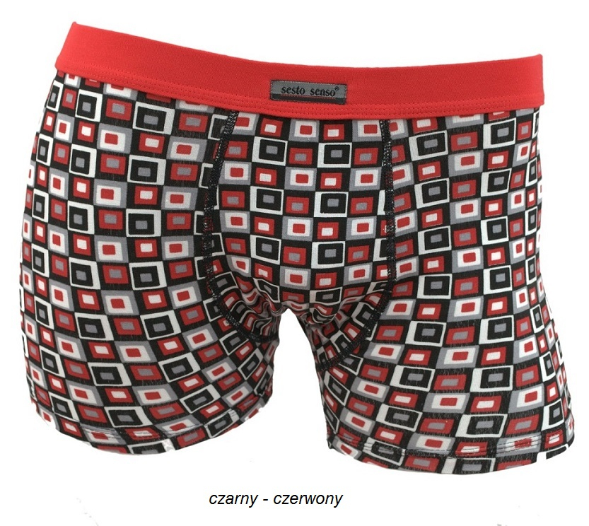 SZORTY SESTO SENSO PASSO P250 XL czarny - czerwony