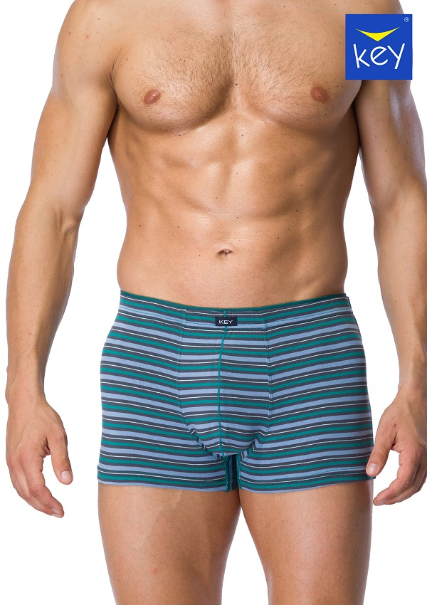 SZORTY KEY MXH-351 A21 L niebieski-zielony