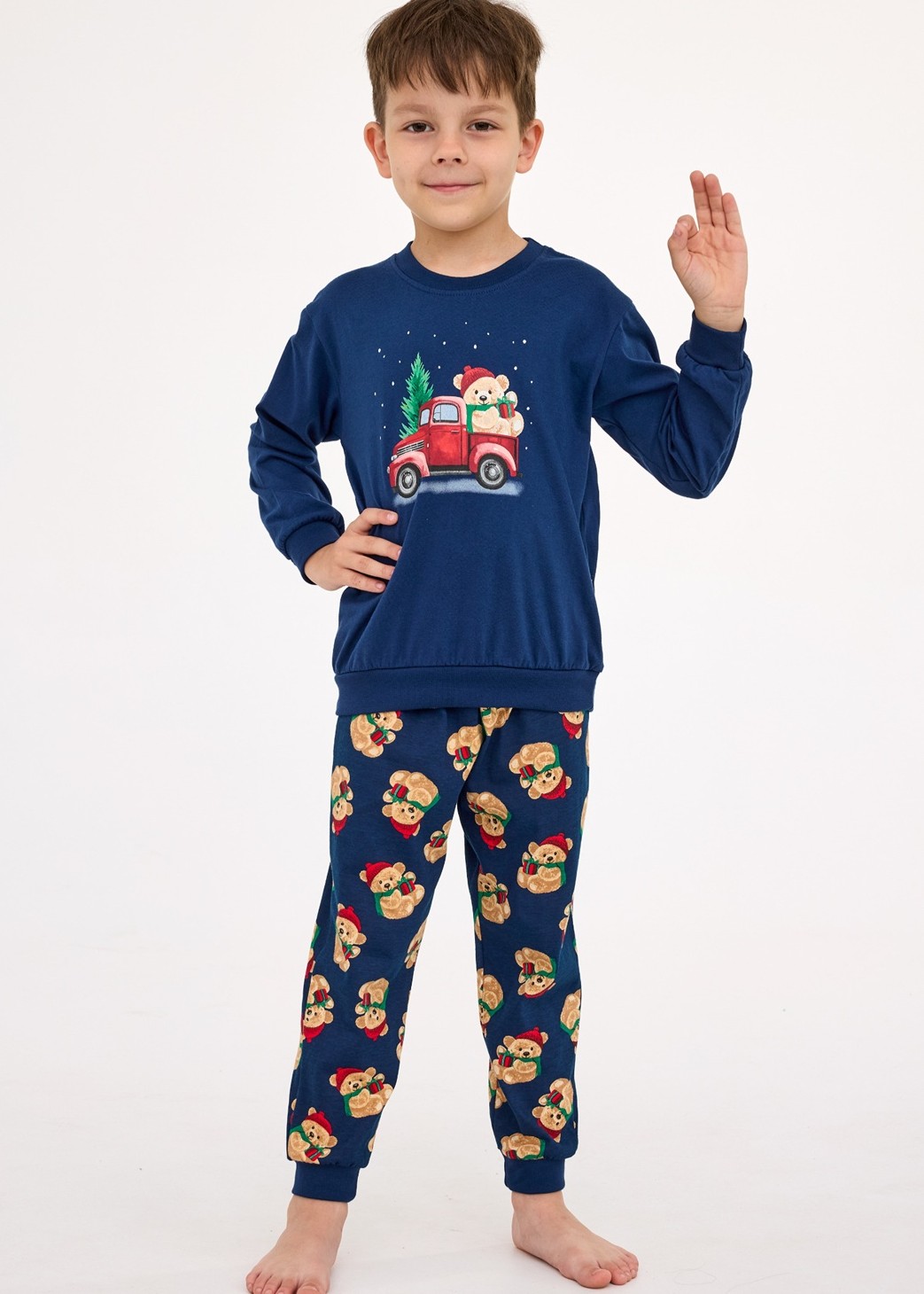 PIŻAMA CORNETTE CHŁ KD-593/172 TEDDY 2 /116
