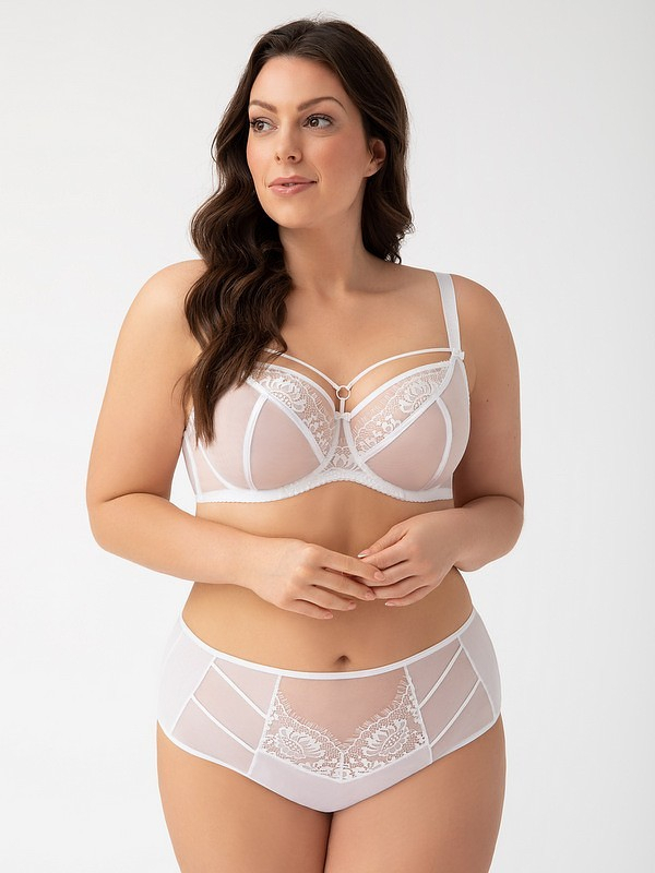 BIUSTONOSZ GORSENIA K496 PARADISE BIAŁY 75D biały