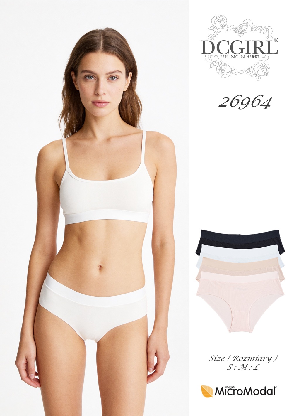 FIGI DCGIRL 26964 LASER CUT ROZM M