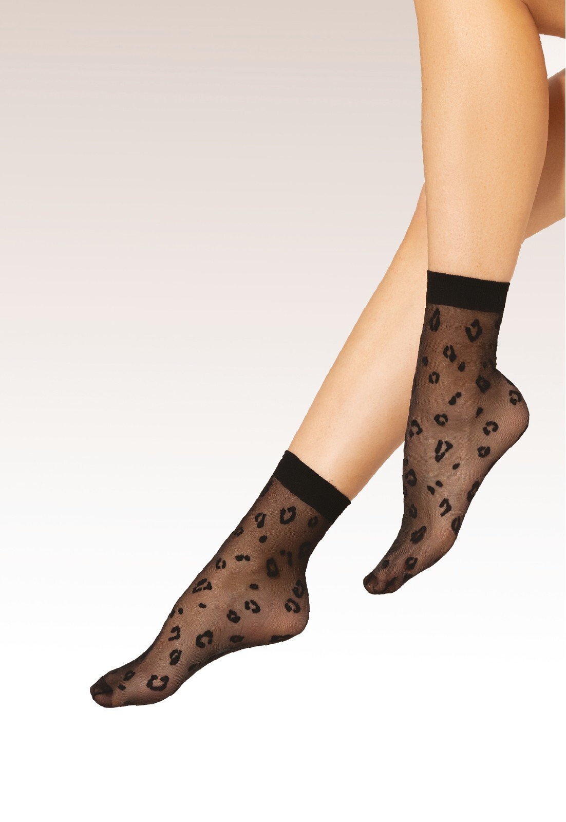 SKARPETY GATTA TRENDYLINE SOCKS WZ 28 NERO/NERO