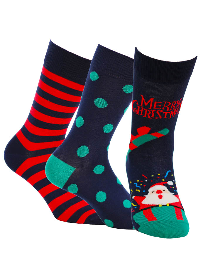 SKARPETY WOLA ŚWIĄTECZNE MĘSKIE PAK WZ 994