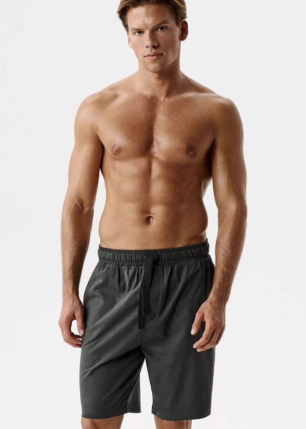 SZORTY ATLANTIC NMB-039 WL26 KHAKI CIEMNY