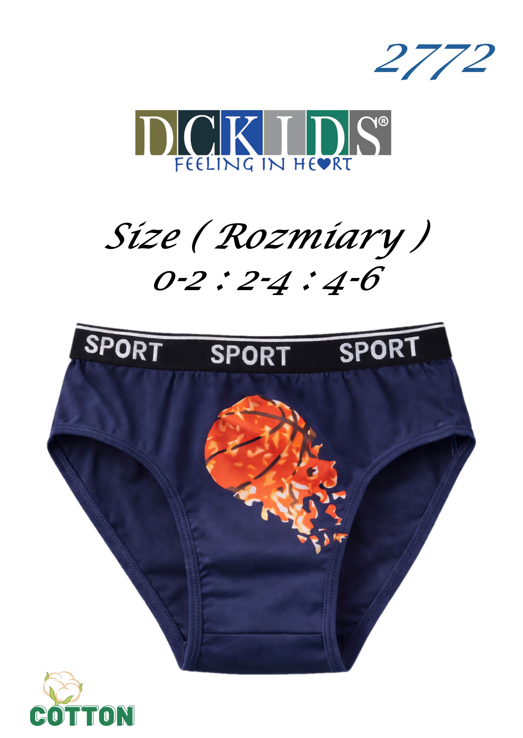 SLIPY DCKIDS 2772 0-2 LAT CHŁ BAWEŁNA