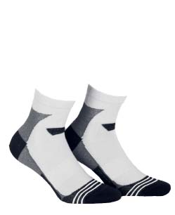 SKARPETY WOLA SPORTIVE AG+ ZAKOSTKI WZ953 WHITE 45/47