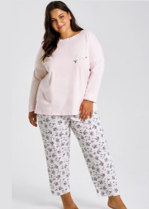 PIŻAMA TARO 3465 ELLA AW26 01 XXL-3XL