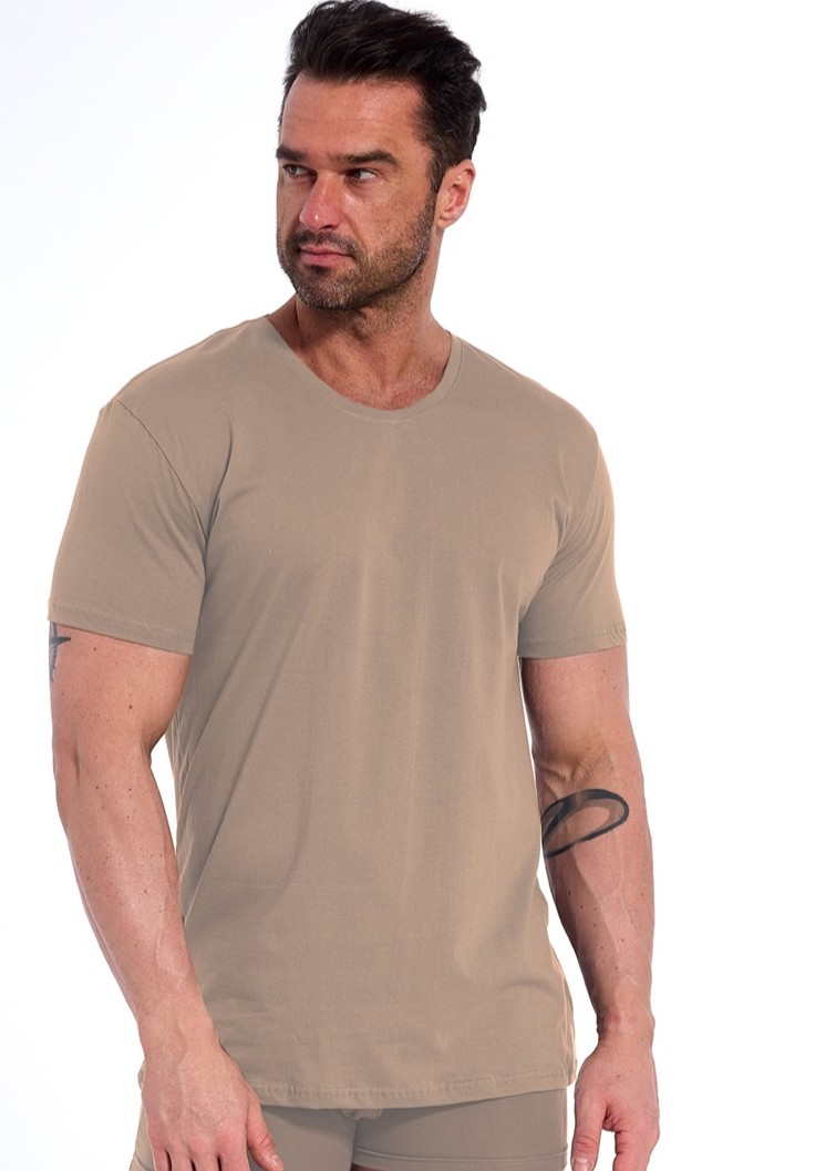 KOSZULKA CORNETTE AU-202 BEŻ /L