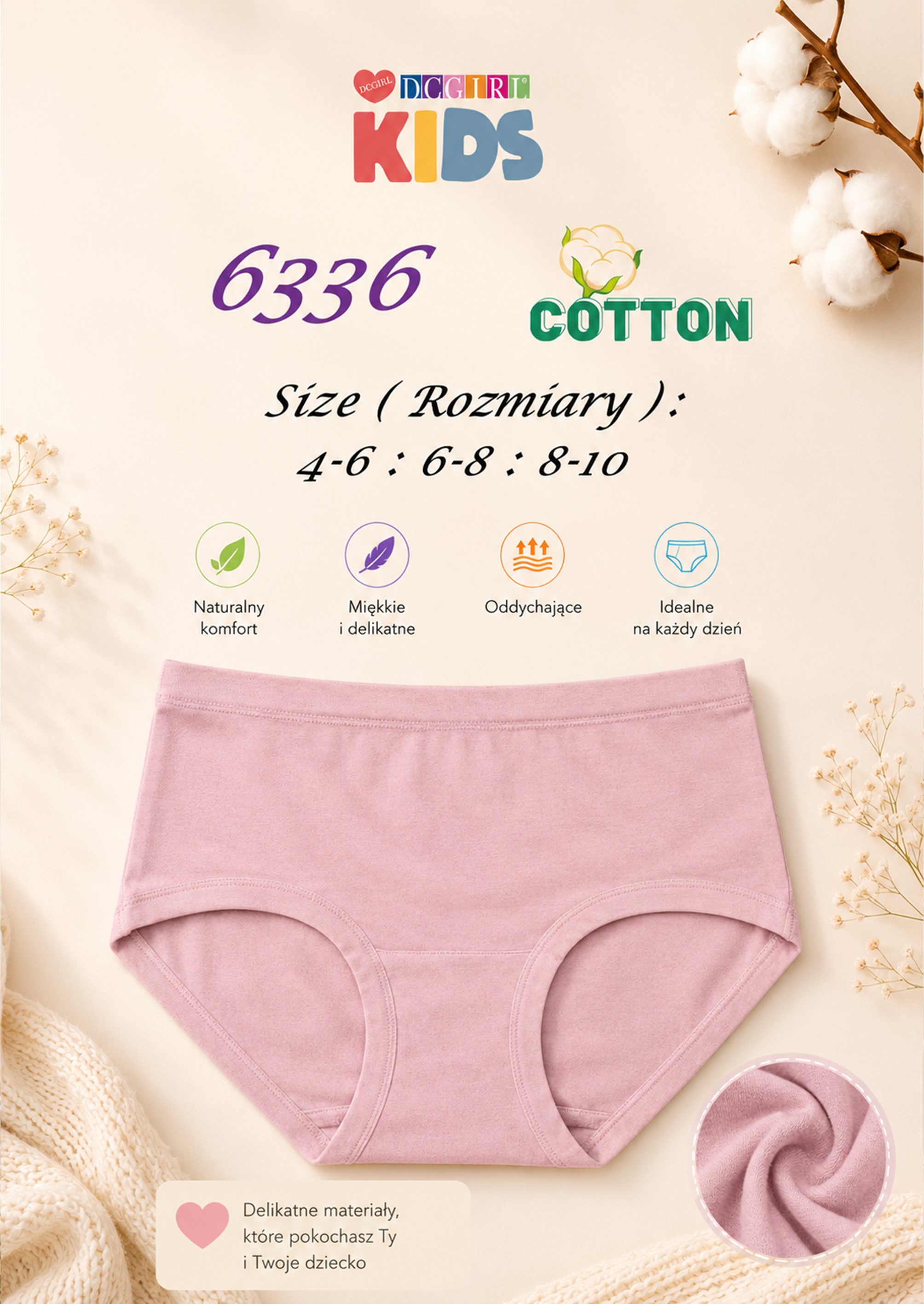 FIGI DCKIDS DZIEWCZĘCE 6336 BAWEŁNA
