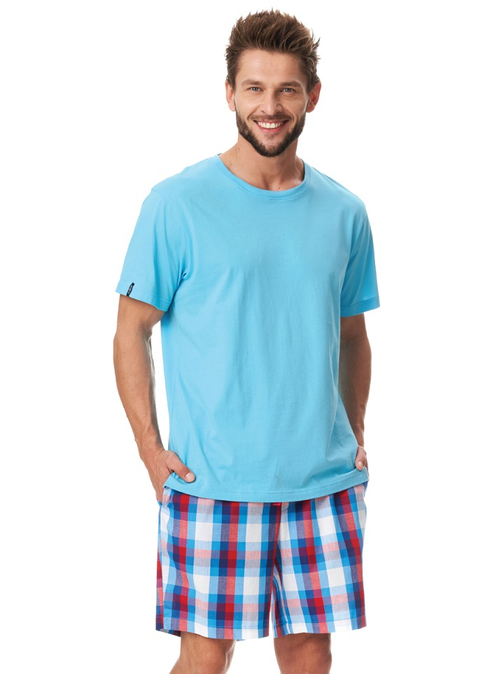 PIŻAMA KEY MNS-454 A23 M niebieski