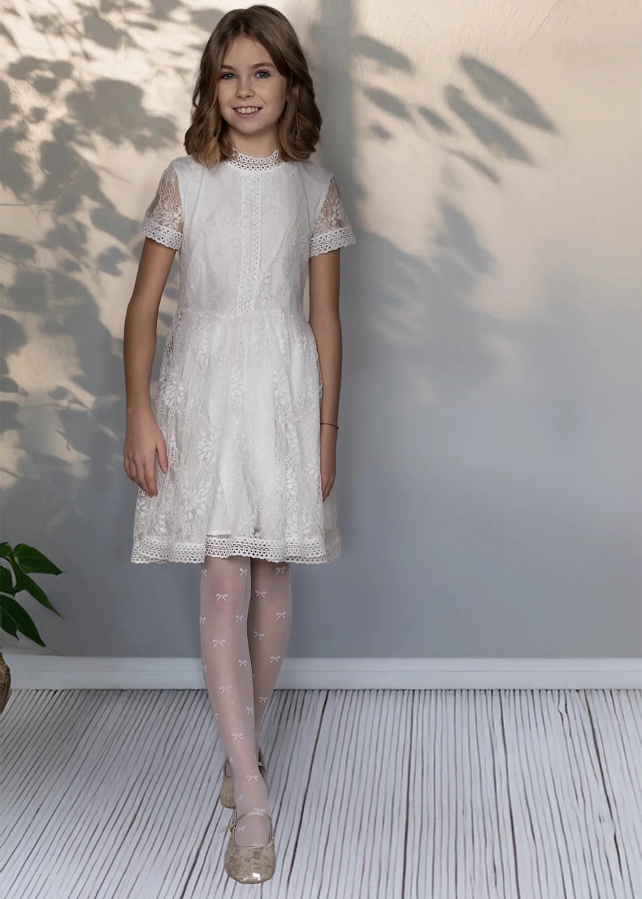 RAJSTOPY KNITTEX ANGELINA BIANCO 134-140