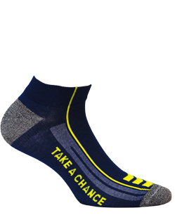 STOPKI WOLA WZOROWANE MĘSKIE W997 NAVY 38/40