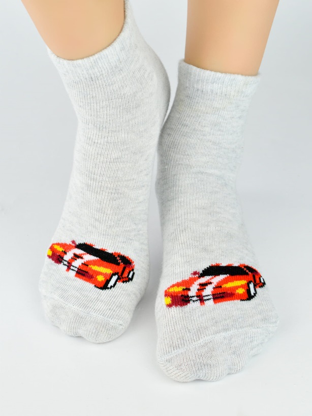 SKARPETY NOVITI SB009-B-02 CHŁOPIĘCE ABS 23-26