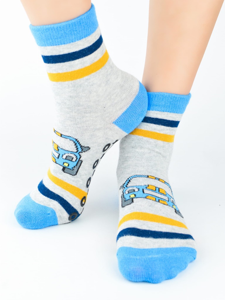 SKARPETY NOVITI SB007-B-03 BOY ABS 23-26