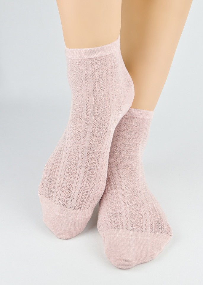 SKARPETY NOVITI SB167-W JEDWAB