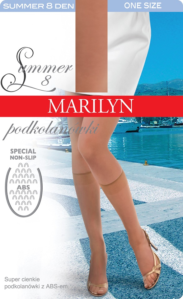 PODKOLANÓWKI MARILYN SUMMER 8 ABS uniwersalny tabaco