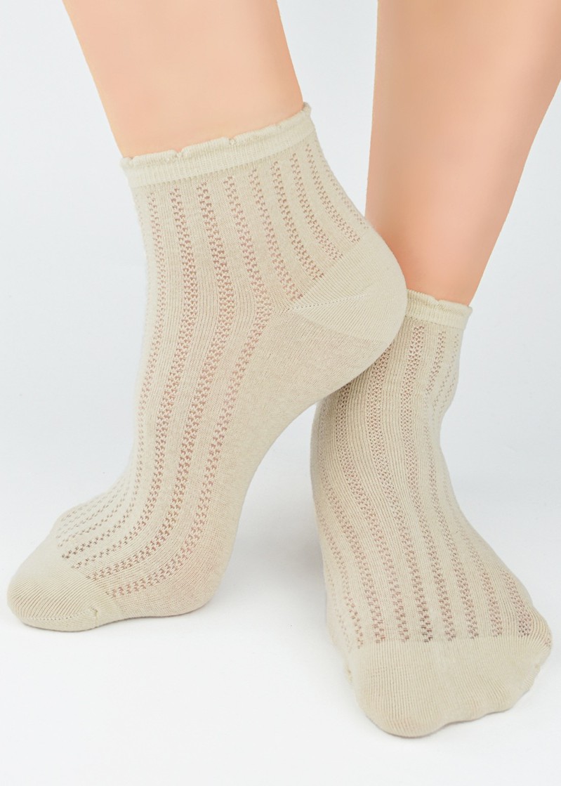 SKARPETY NOVITI SB120-G ŻAKARD