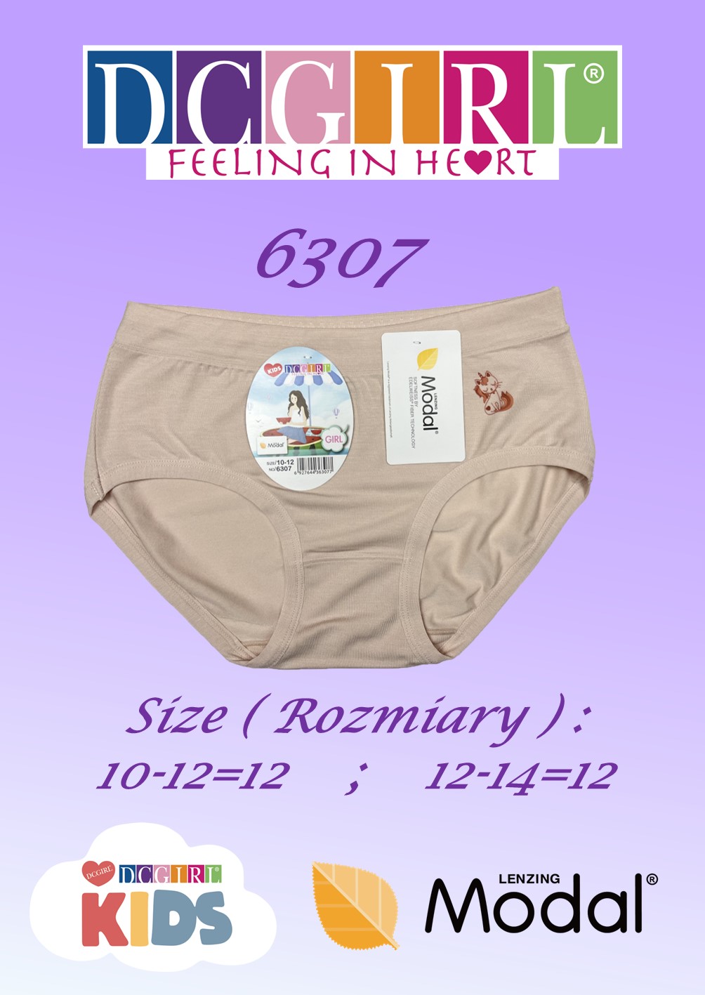 FIGI DC DZIEWCZĘCE 6307 MODAL 12-14 LAT