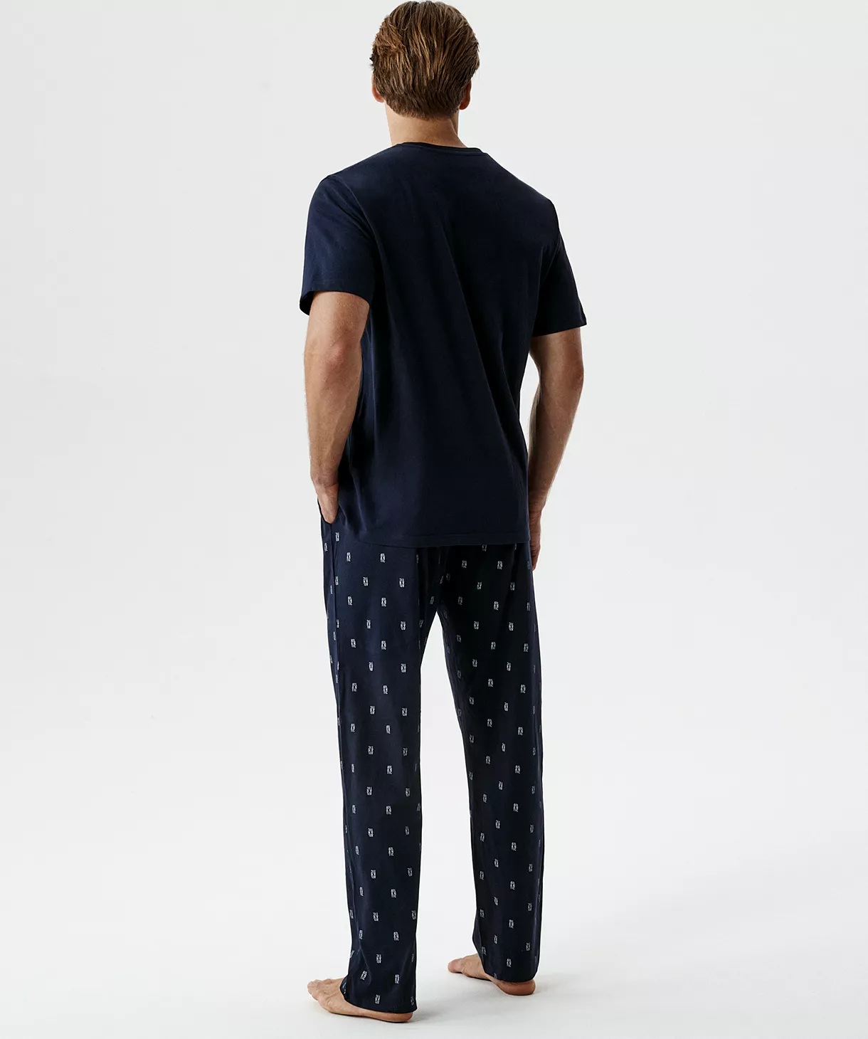 PIŻAMA ATLANTIC NMP-403 WL26 GRANATOWY /M