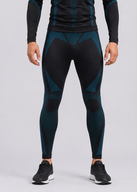LEGGINSY NOVITI TH002-M-01 TERMOAKTYWNE CZARNE