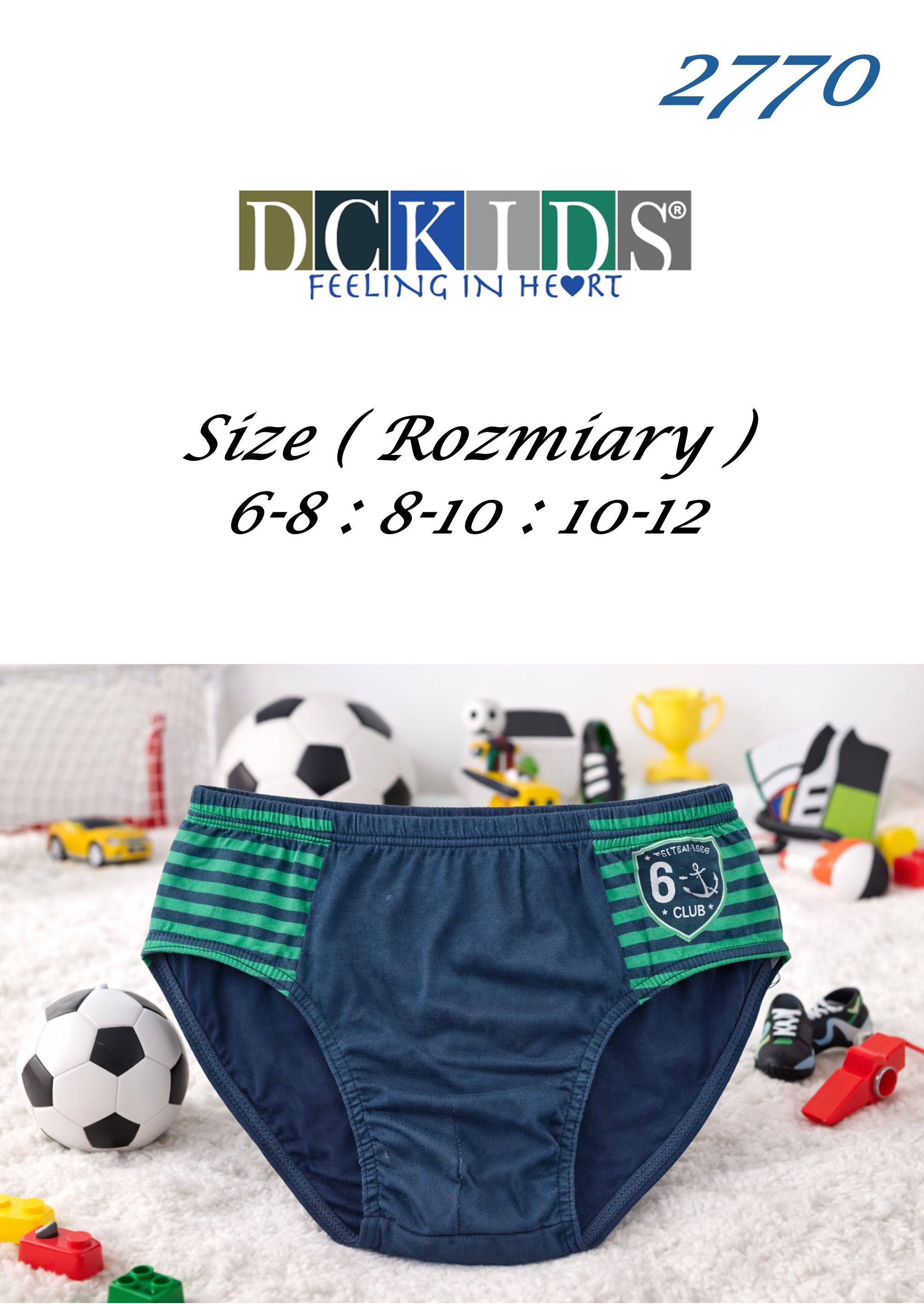 SLIPY DC 2770 6-8 LAT CHŁ BAWEŁNA