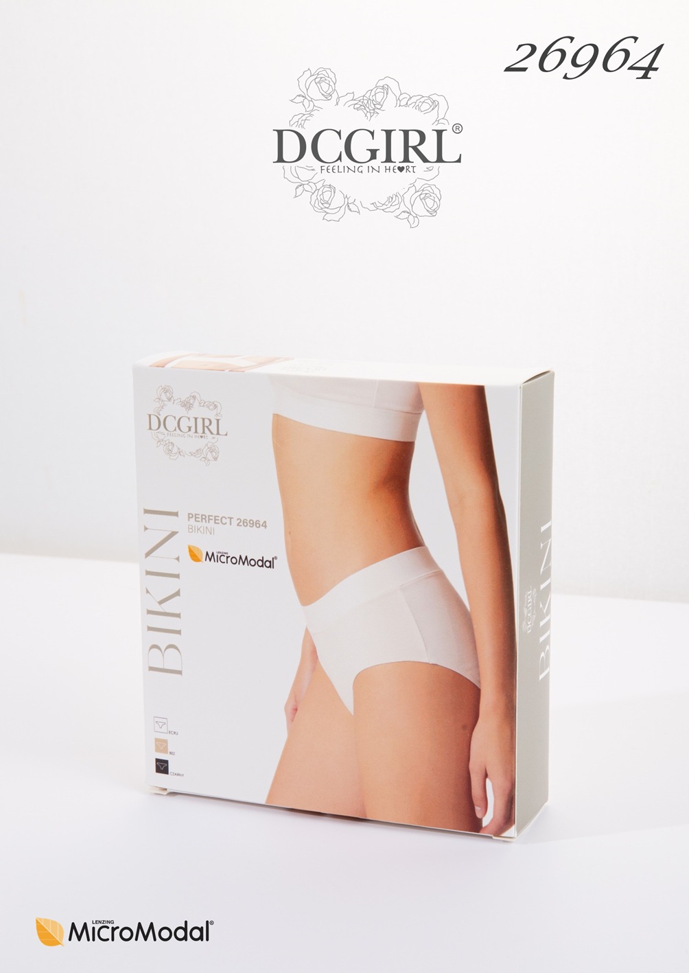 FIGI DCGIRL 26964 LASER CUT 2 PACK CZARNE /M