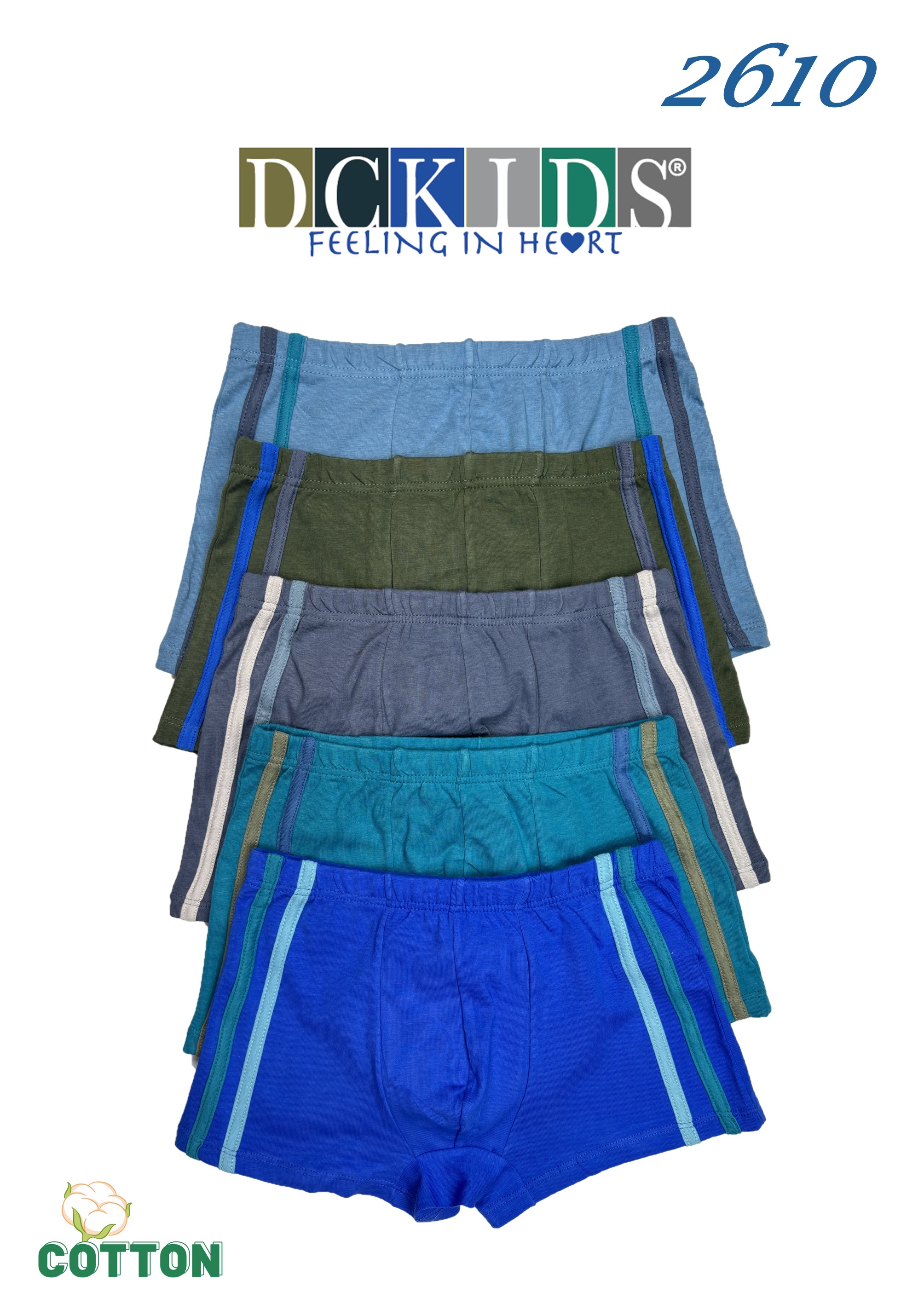 SZORTY DCKIDS 2610 CHŁ BAWEŁNA