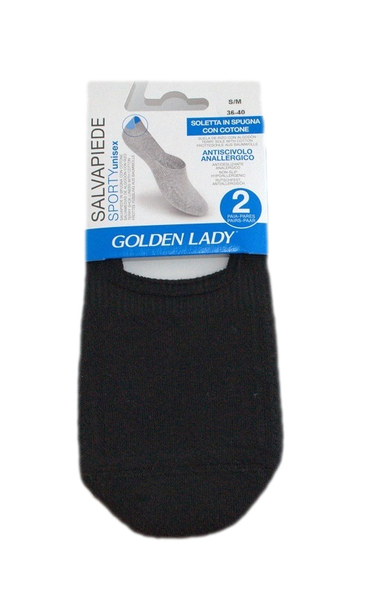 STOPKI GOLDEN LADY SALVAPIEDE SPORTY 2PP L/XL nero