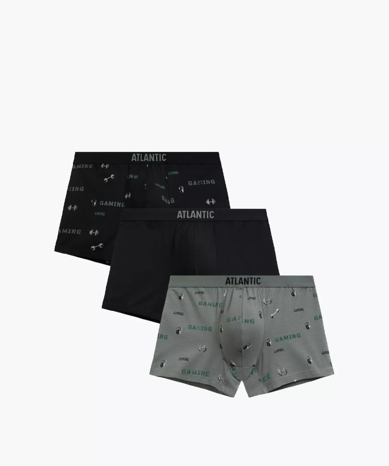 SZORTY ATLANTIC 3MH-223 JZ25 CZARNY