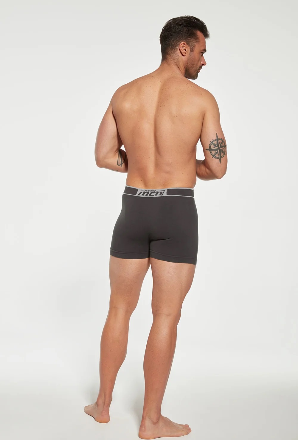 SZORTY GATTA BOXER COTTON TITANIUM/XL