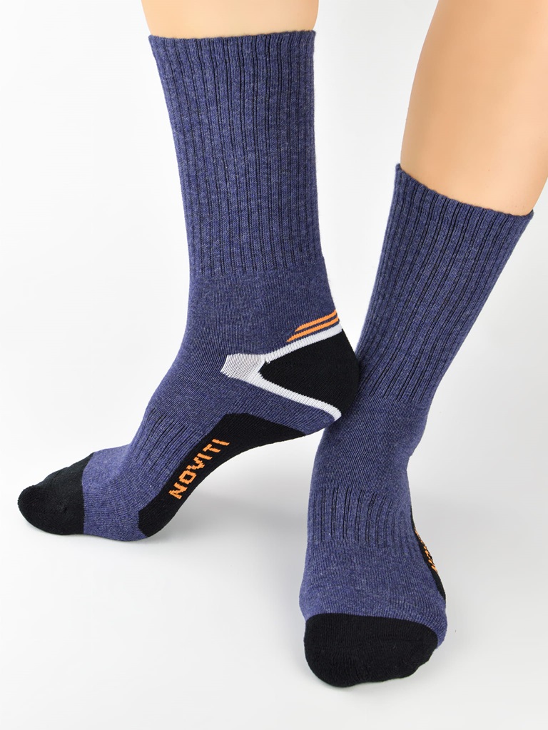 SKARPETY NOVITI SF032-M-01 MĘSKIE PÓŁFROTTE MIX 43-46