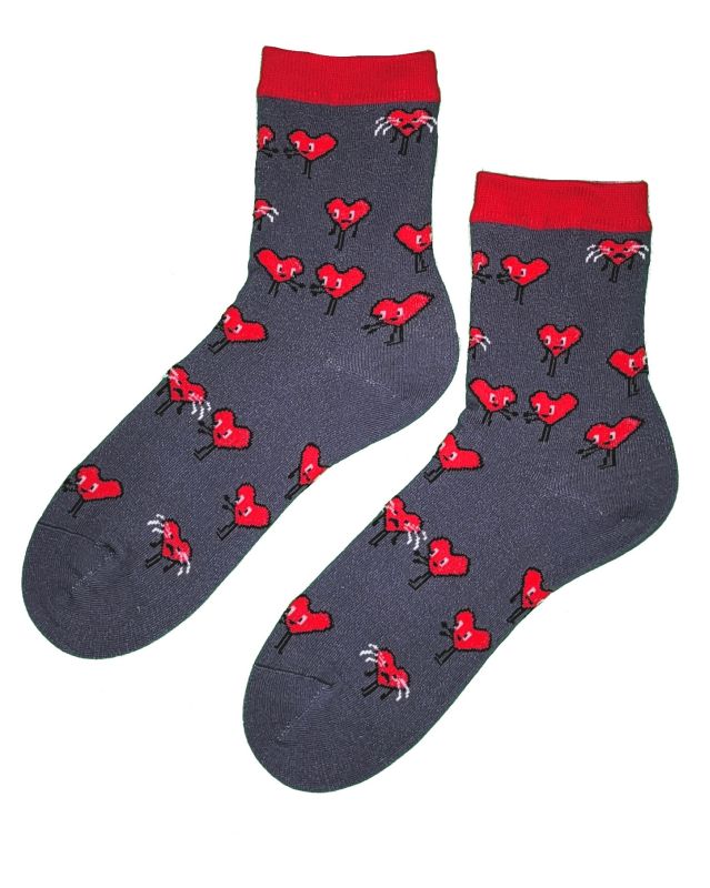 SKARPETY MARILYN DAMSKIE VALENTINE HEARTS